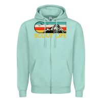 Seafoam scout Zipper Hoodie - artisFamous