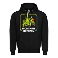 Black snort pines not lines funny boy going to school vintage Zipper Hoodie - artisFamous