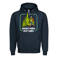 Navy snort pines not lines funny boy going to school vintage Zipper Hoodie - artisFamous