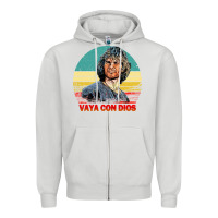 Dove Grey point break Zipper Hoodie - artisFamous