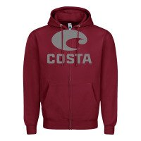 Burgundy costa del mar Zipper Hoodie - artisFamous