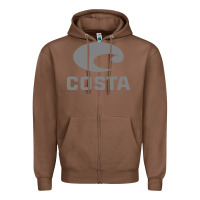 Chestnut costa del mar Zipper Hoodie - artisFamous