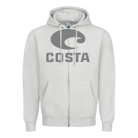 Dove Grey costa del mar Zipper Hoodie - artisFamous