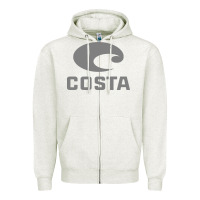 Oatmeal Heather costa del mar Zipper Hoodie - artisFamous