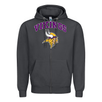 Smoke vikings style Zipper Hoodie - artisFamous