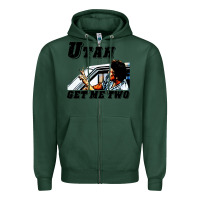 Sports Green utah get me 2 Zipper Hoodie - artisFamous