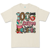Hundred Days Of Coffee And Chaos Premium Tee | Teevron
