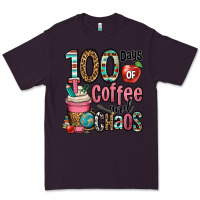 Plum hundred days of coffee and chaos Premium Tee - OliviaCreatesArt