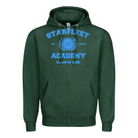 Sports Green starfleet academy Zipper Hoodie - artisFamous