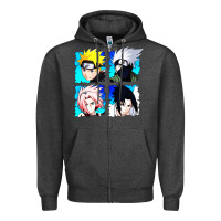 Charcoal Heather animation Zipper Hoodie - artisFamous