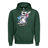 Sports Green diarrhea planet musician Zipper Hoodie - artisFamous
