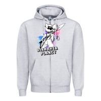 Heather Grey diarrhea planet musician Zipper Hoodie - artisFamous