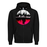 Black stranger kids bikes Zipper Hoodie - artisFamous