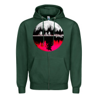 Sports Green stranger kids bikes Zipper Hoodie - artisFamous