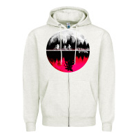 Oatmeal Heather stranger kids bikes Zipper Hoodie - artisFamous