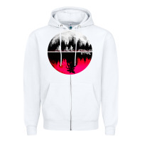 White stranger kids bikes Zipper Hoodie - artisFamous