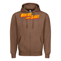 Chestnut words on a shirt Zipper Hoodie - artisFamous