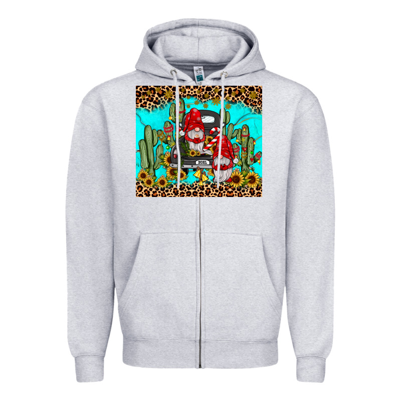 Truck Gnome Cactus Zipper Hoodie by JahusDesignShop | Teevron