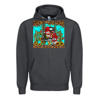 Smoke truck gnome cactus Zipper Hoodie - JahusDesignShop