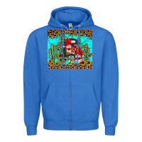 True Royal truck gnome cactus Zipper Hoodie - JahusDesignShop