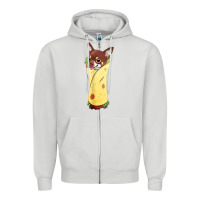 Dove Grey funny chihuahua dog burrito food tee Zipper Hoodie - artisFamous
