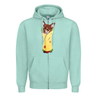 Seafoam funny chihuahua dog burrito food tee Zipper Hoodie - artisFamous