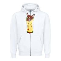 White funny chihuahua dog burrito food tee Zipper Hoodie - artisFamous