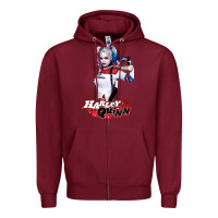 Burgundy beauty  quinn Zipper Hoodie - artisFamous