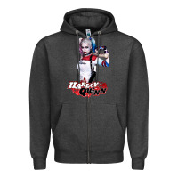 Charcoal Heather beauty  quinn Zipper Hoodie - artisFamous