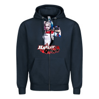 Navy beauty  quinn Zipper Hoodie - artisFamous