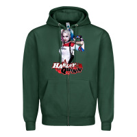 Sports Green beauty  quinn Zipper Hoodie - artisFamous