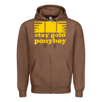 Chestnut stay gold ponyboy the outsiders movie book Zipper Hoodie - artisFamous