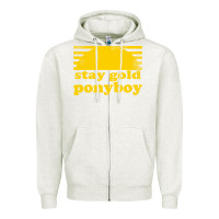 Oatmeal Heather stay gold ponyboy the outsiders movie book Zipper Hoodie - artisFamous