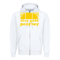 Stay Gold Ponyboy The Outsiders Movie Book Zipper Hoodie | Teevron