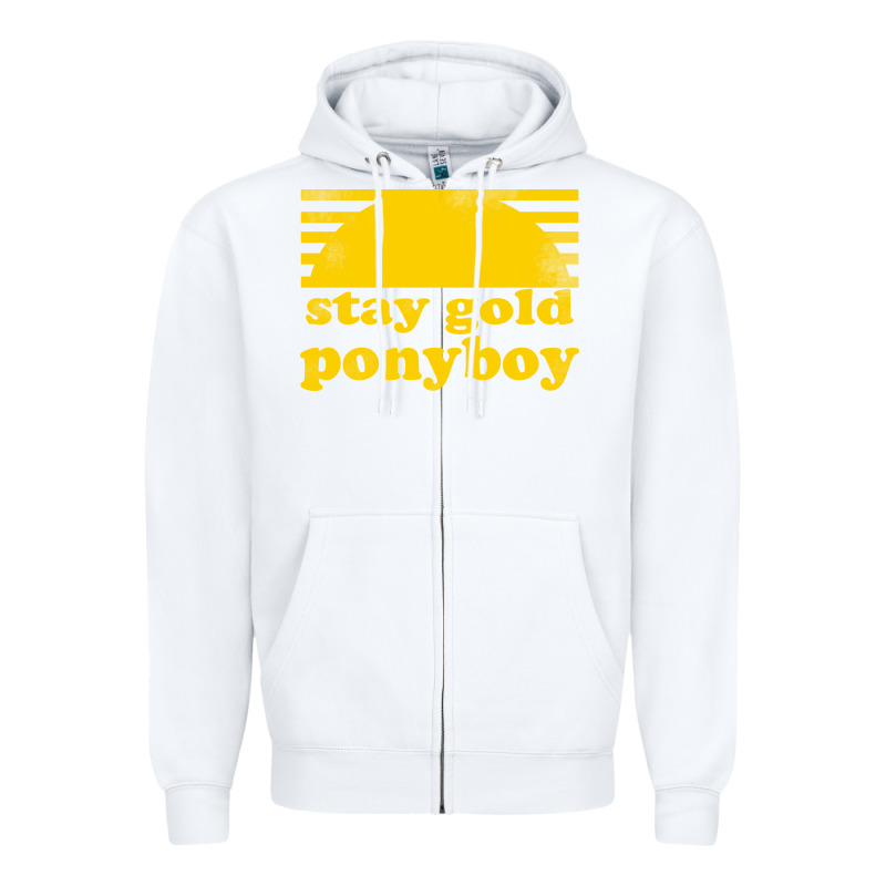 Stay Gold Ponyboy The Outsiders Movie Book Zipper Hoodie by artisFamous | Teevron