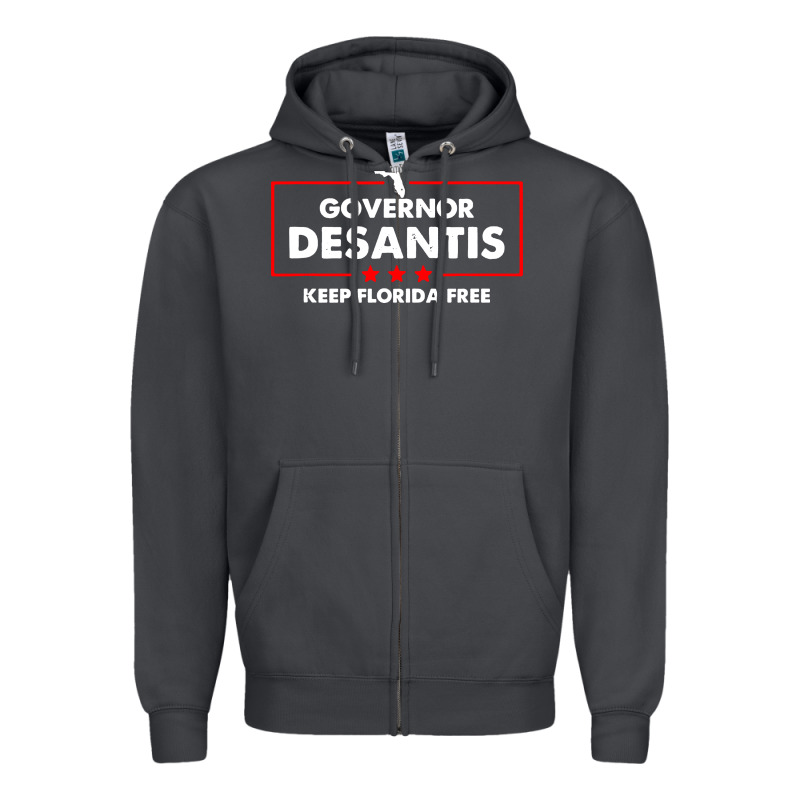 Desantis Governor Keep Florida Free Zipper Hoodie by artisFamous | Teevron