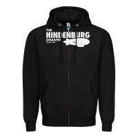 Black airship blimp dirigible   the hindenburg disaste Zipper Hoodie - artisFamous