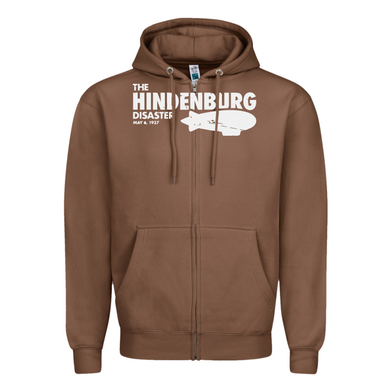 Airship Blimp Dirigible   The Hindenburg Disaste Zipper Hoodie by artisFamous | Teevron