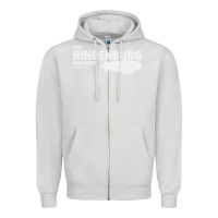 Dove Grey airship blimp dirigible   the hindenburg disaste Zipper Hoodie - artisFamous