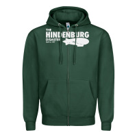 Sports Green airship blimp dirigible   the hindenburg disaste Zipper Hoodie - artisFamous