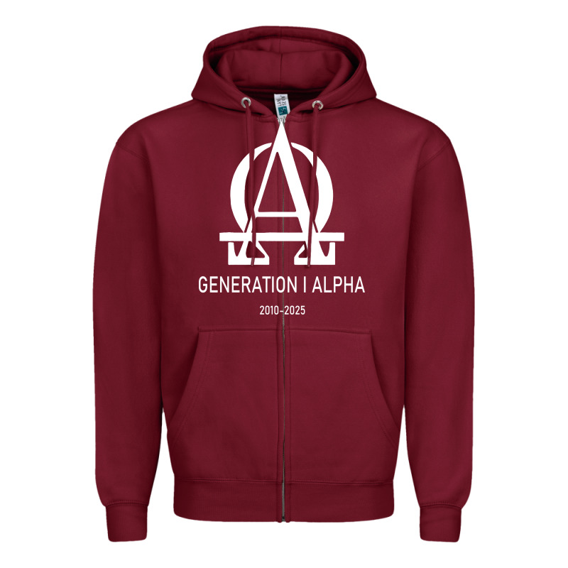 Generation Alpha Zipper Hoodie by artisFamous | Teevron