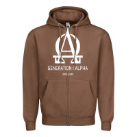 Chestnut generation alpha Zipper Hoodie - artisFamous
