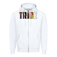 White a tribe called quote Zipper Hoodie - artisFamous