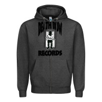 Charcoal Heather death row records Zipper Hoodie - artisFamous