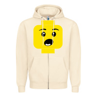 Sandshell surprised expression lego head Zipper Hoodie - artisFamous