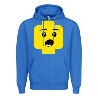 True Royal surprised expression lego head Zipper Hoodie - artisFamous