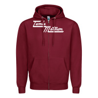 Burgundy tamla motown northern soul Zipper Hoodie - artisFamous