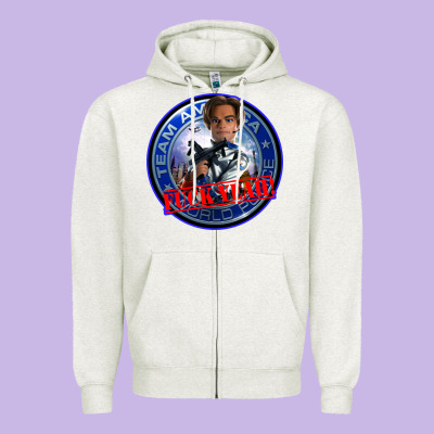 Team America World Police Gary Zipper Hoodie Designed By Artisfamous