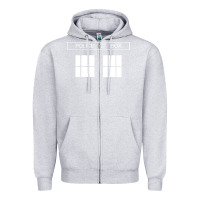 Heather Grey the blue box t shirt doctor doc dalek bbc bow tie tv tenth eleventh wh Zipper Hoodie - artisFamous
