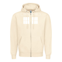 Sandshell the blue box t shirt doctor doc dalek bbc bow tie tv tenth eleventh wh Zipper Hoodie - artisFamous